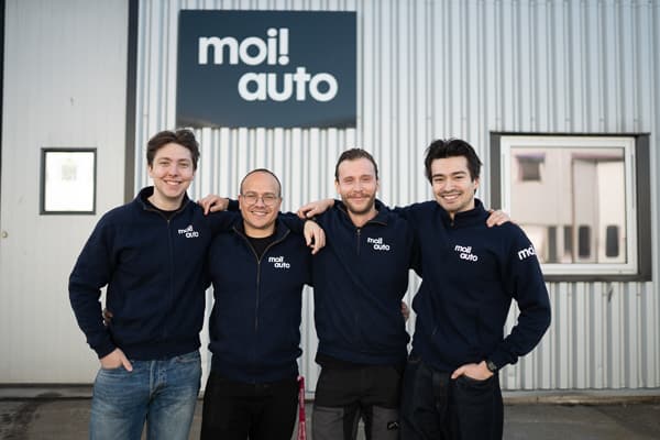 Teamet bakom Moi Auto i Umeå